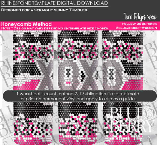 Torn Edges XOXO Download Template