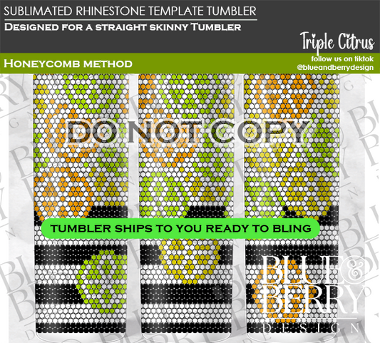 Triple Citrus Template Tumbler