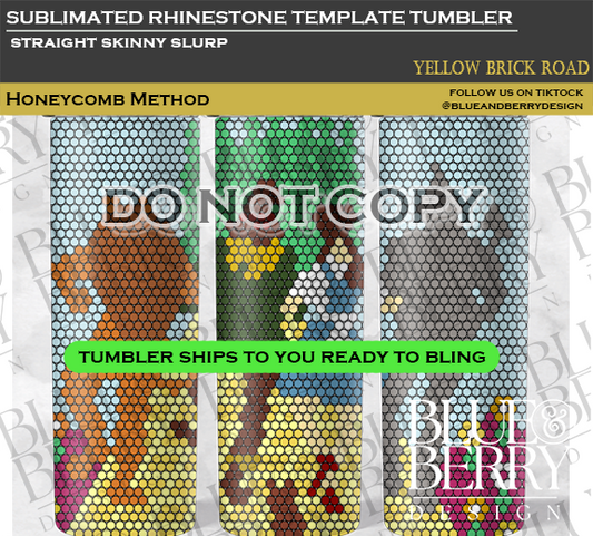 Yellow Brick Road Template Tumbler