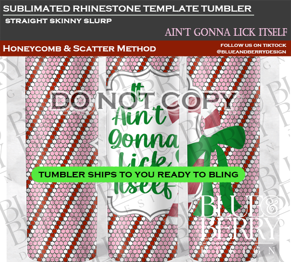 Funny Candy Cane Template Tumbler