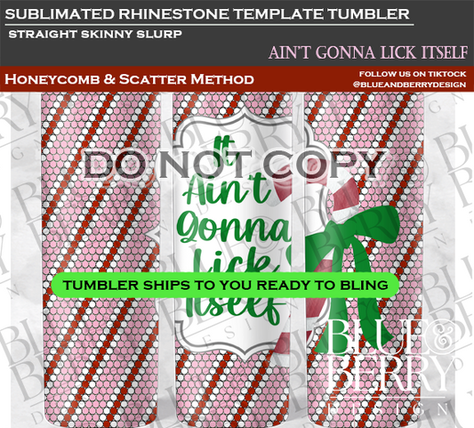 Funny Candy Cane Template Tumbler