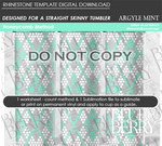 Load image into Gallery viewer, Argyle Mint  Digital Download Template
