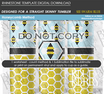 Load image into Gallery viewer, Bee Swarm Blue - Digital Download Template
