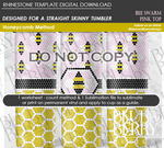 Load image into Gallery viewer, Bee Swarm Pink Top - Digital Download Template
