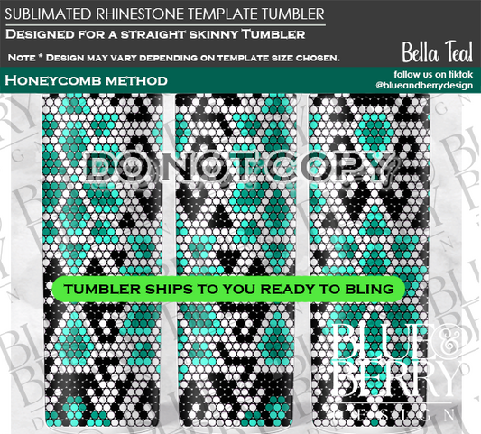 Bella Teal Template Tumbler