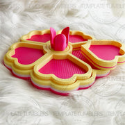 Flower Tray Hot Pink Yellow