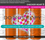 Load image into Gallery viewer, Checker Heart 6 Digital - NO Grid
