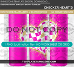 Load image into Gallery viewer, Checker Heart 6 Digital - NO Grid
