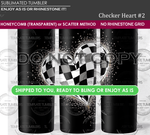 Load image into Gallery viewer, Checker Heart 11 Tumbler *no grid
