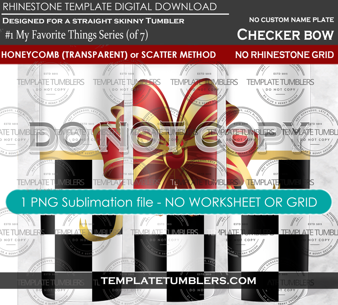 #1  Checker Bow Digital - My Favorite Things