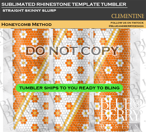 Clementine Template Tumbler (3 Color Options)