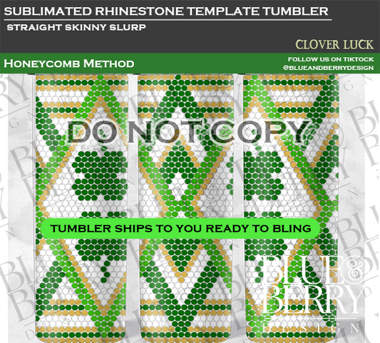 Clover Template Tumbler