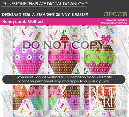 Cupcakes Digital Download Template