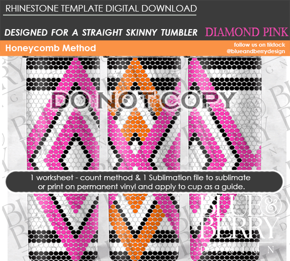 Diamond (4 color choices) - Digital Download Template