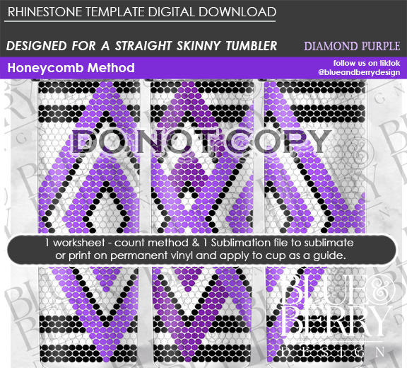 Diamond (4 color choices) - Digital Download Template