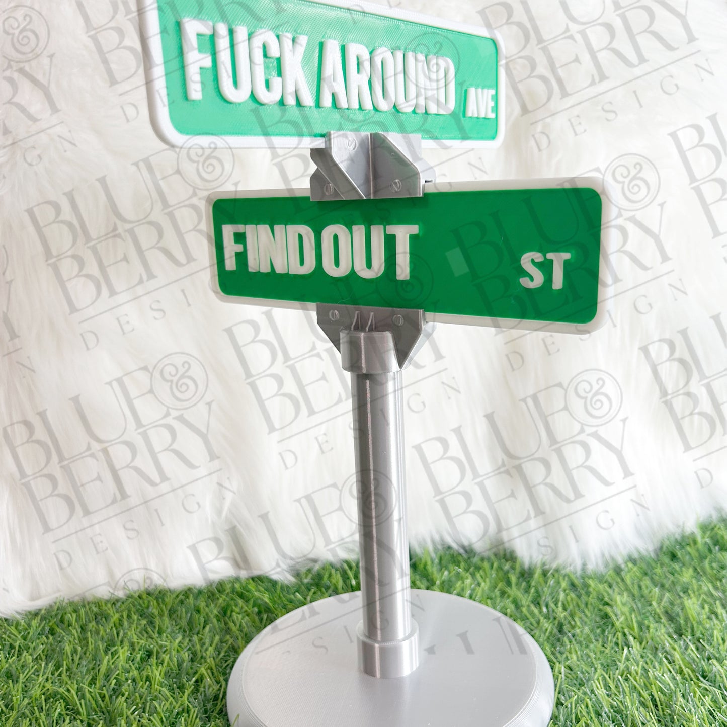 F**k Around Find Out Tabletop Funny Street Sign