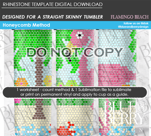 Flamingo - Digital Download Template