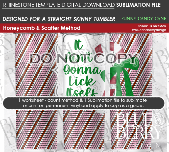 Funny Candy Cane Digital Download Sublimation File