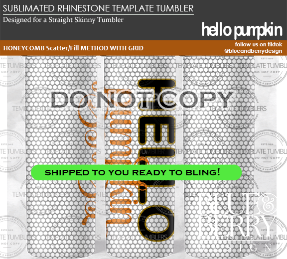 Hello Pumpkin Template Tumbler