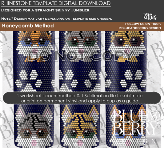 Kitties Digital Download Template