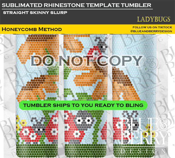 Ladybug Template Tumbler