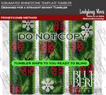 Load image into Gallery viewer, Ladybug Vines Template Tumbler

