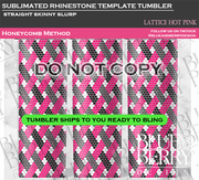Lattice Template Tumbler (5 Color Options)