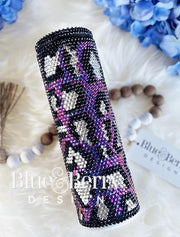 Leopard Purple Template Tumbler