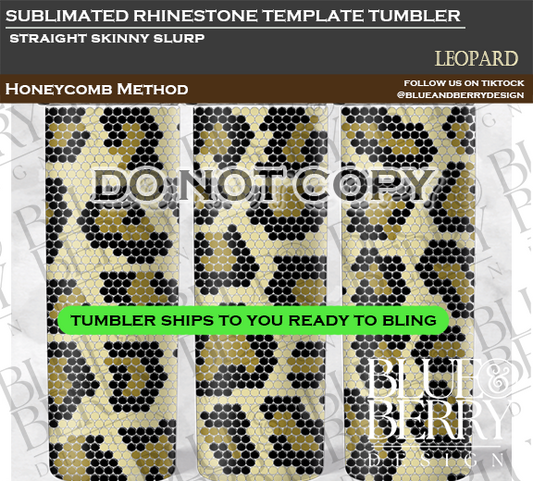 Leopard Template Tumbler