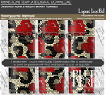 Load image into Gallery viewer, Leopard Love Red Download Template
