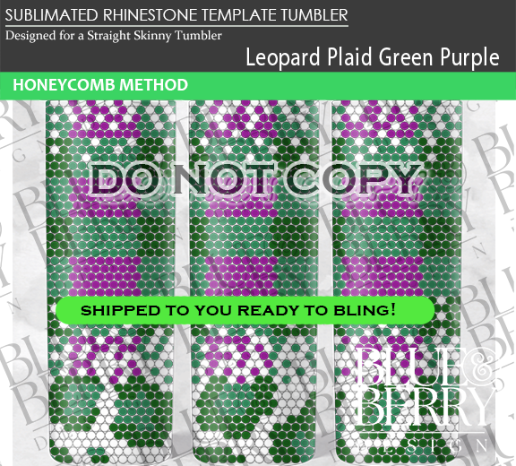 Leopard Plaid Green Purple Template Tumbler – TEMPLATE TUMBLERS