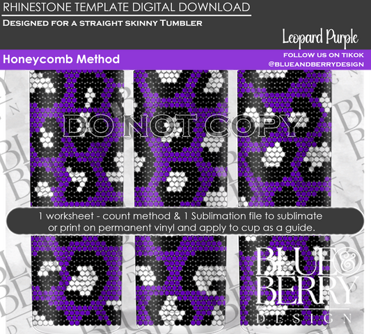 Leopard Purple Download Template