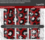 Load image into Gallery viewer, Leopard Red Download Template
