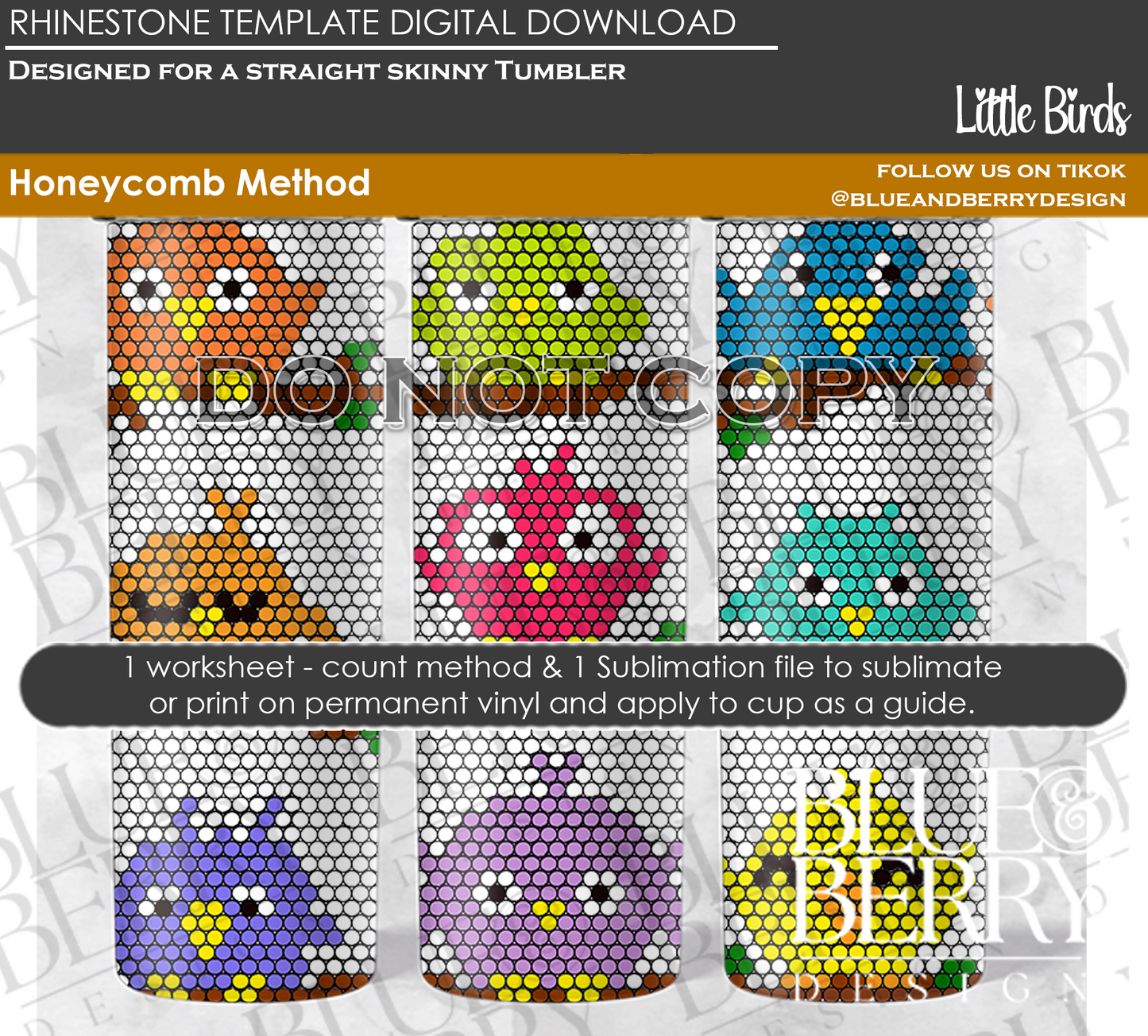 Little Birds - Digital Download Template