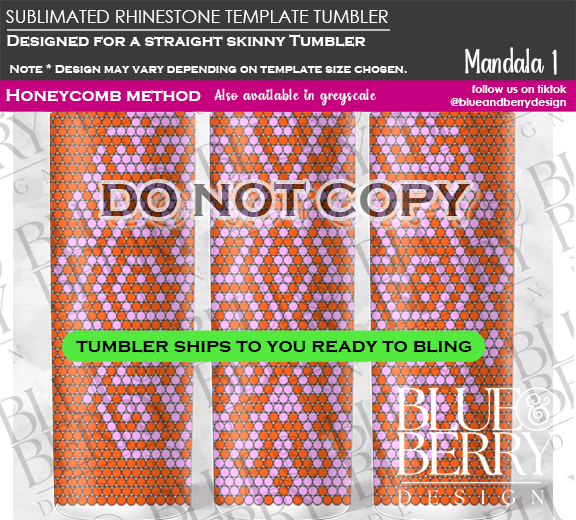 Mandala 1 Template Tumbler (3 Colors)