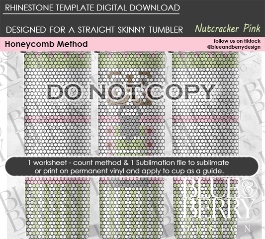 Nutcracker Pink Digital Download Template