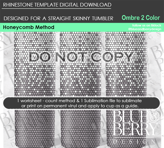 Ombre 2 Colors Digital Download Template