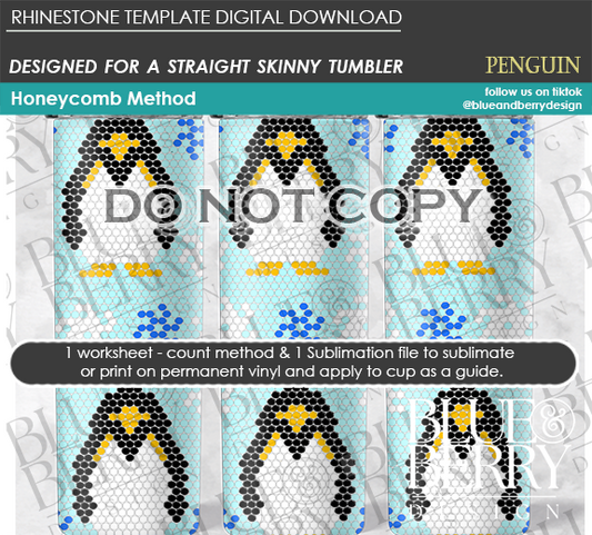 Penguins - Digital Download Template