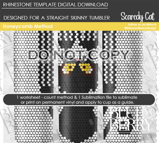 Scaredy Cat Digital Download Template