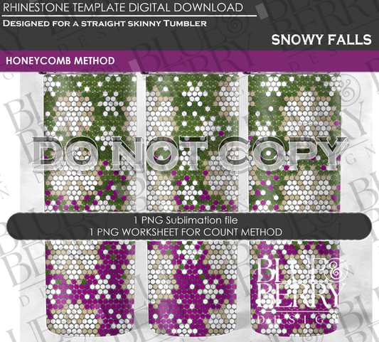 Snowy Falls Download Template