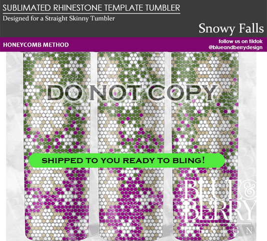 Snowy Falls Template Tumbler