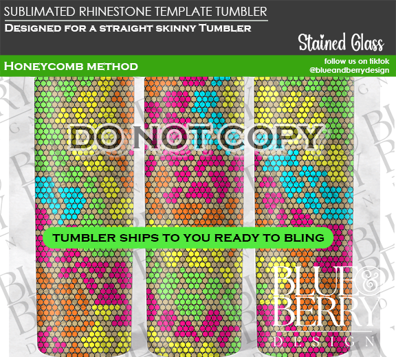 Stained Glass Template Tumbler