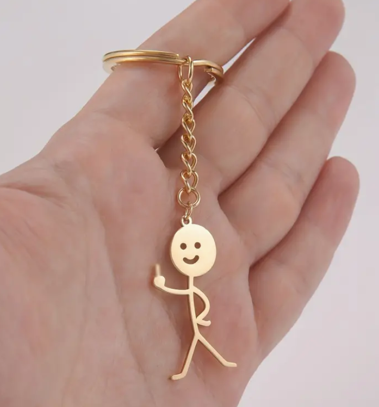 Stick figure Keychain