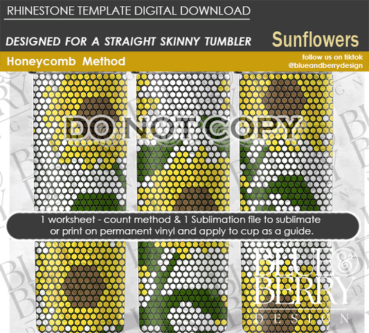 Sunflowers - Digital Download Template