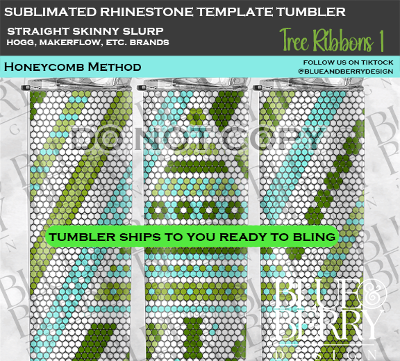 Tree Ribbons 1 Template Tumbler