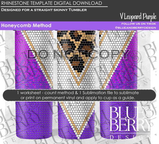 Leopard Ombre Purple Download Template